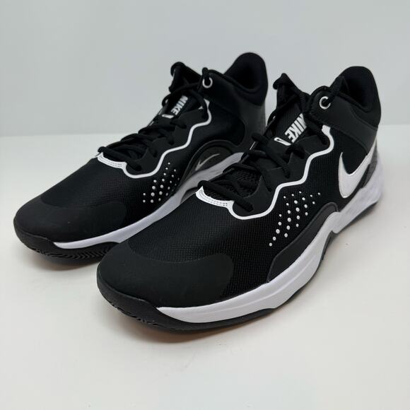 Nike Fly By Mid3 Shoes Men's 15 Black White Lightweight Traction Basketball EUC - Picture 5 of 12